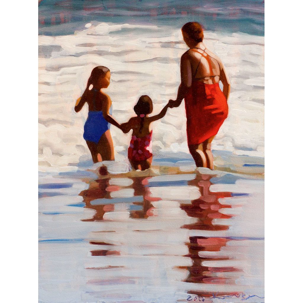 Trio painting by Katrie Bonanno